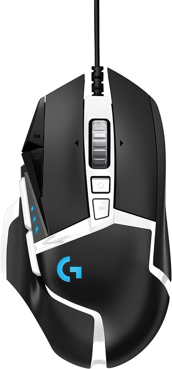 Logitech G502 Hero - 25K DPI Sensor, RGB Lighting, Customizable