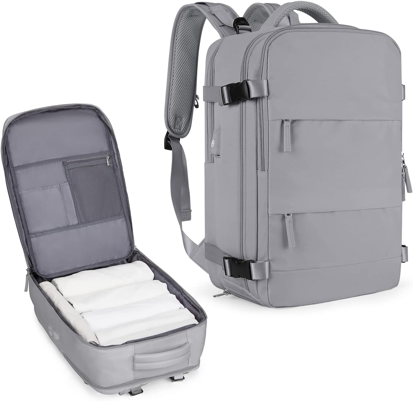 Coowoz Large Travel Backpack for Women and Men, Waterproof Rucksack