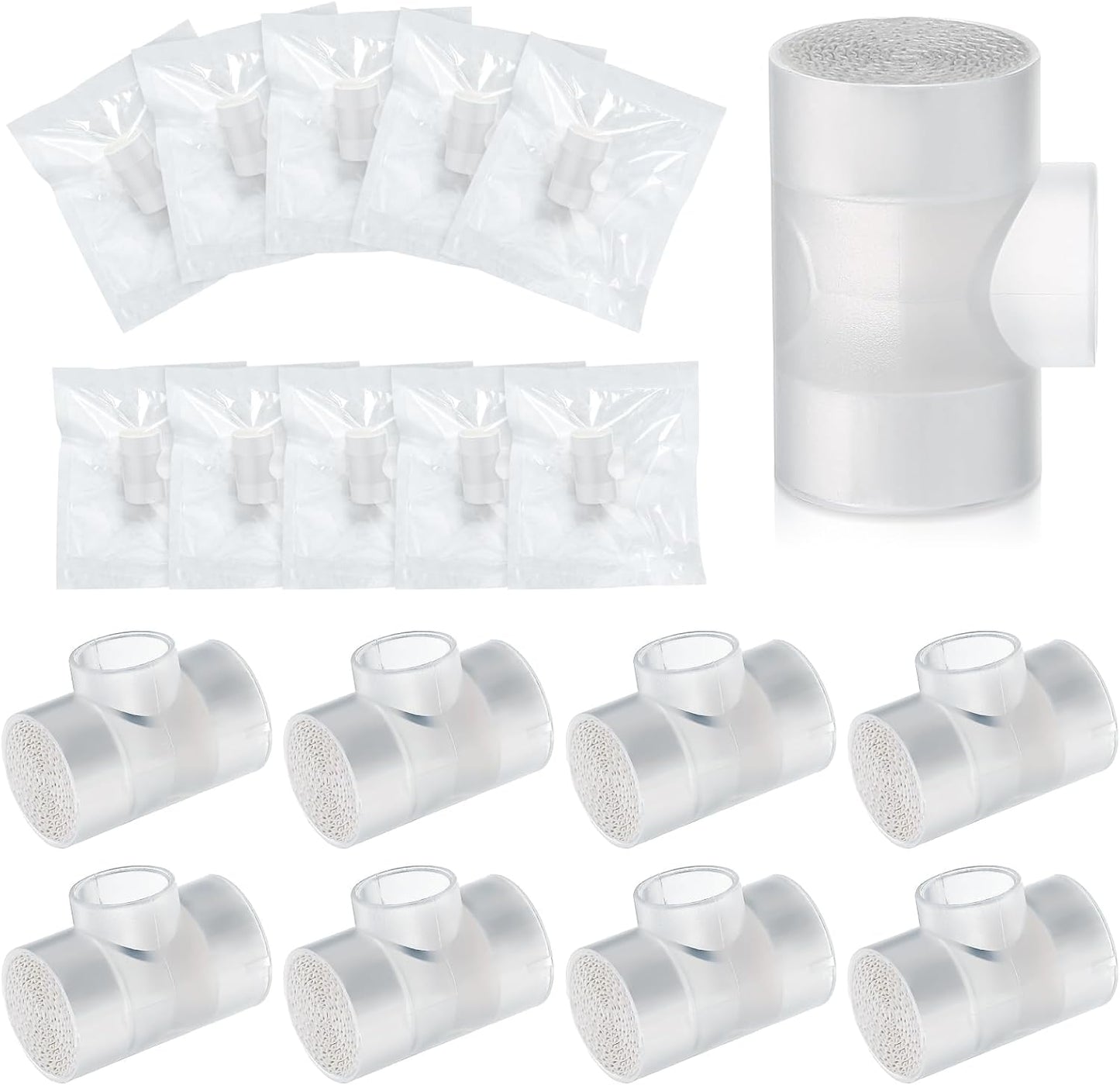 25 Pcs Tracheostomy HME Heat Moisture Exchanger for Comfort