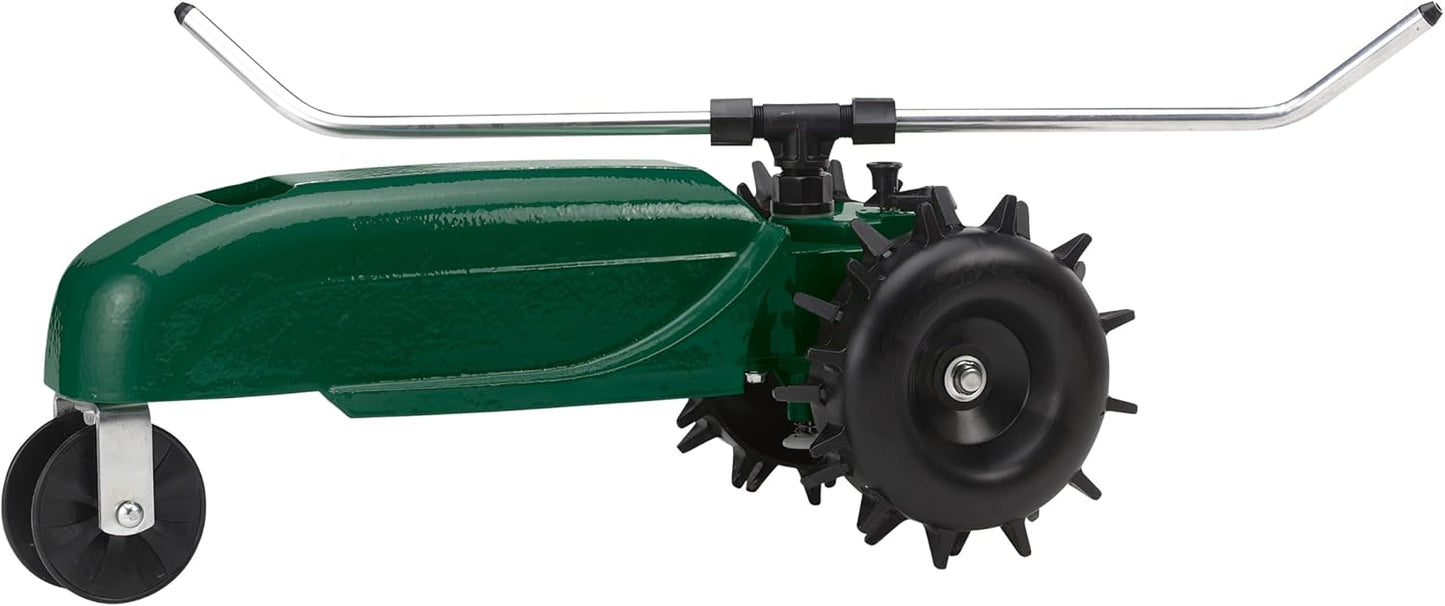 Orbit 58322 Traveling Tractor Water Sprinkler for Effortless Lawn Care
