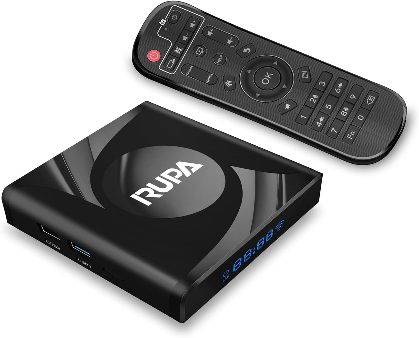 RUPA Android TV Box 8K Streaming Power