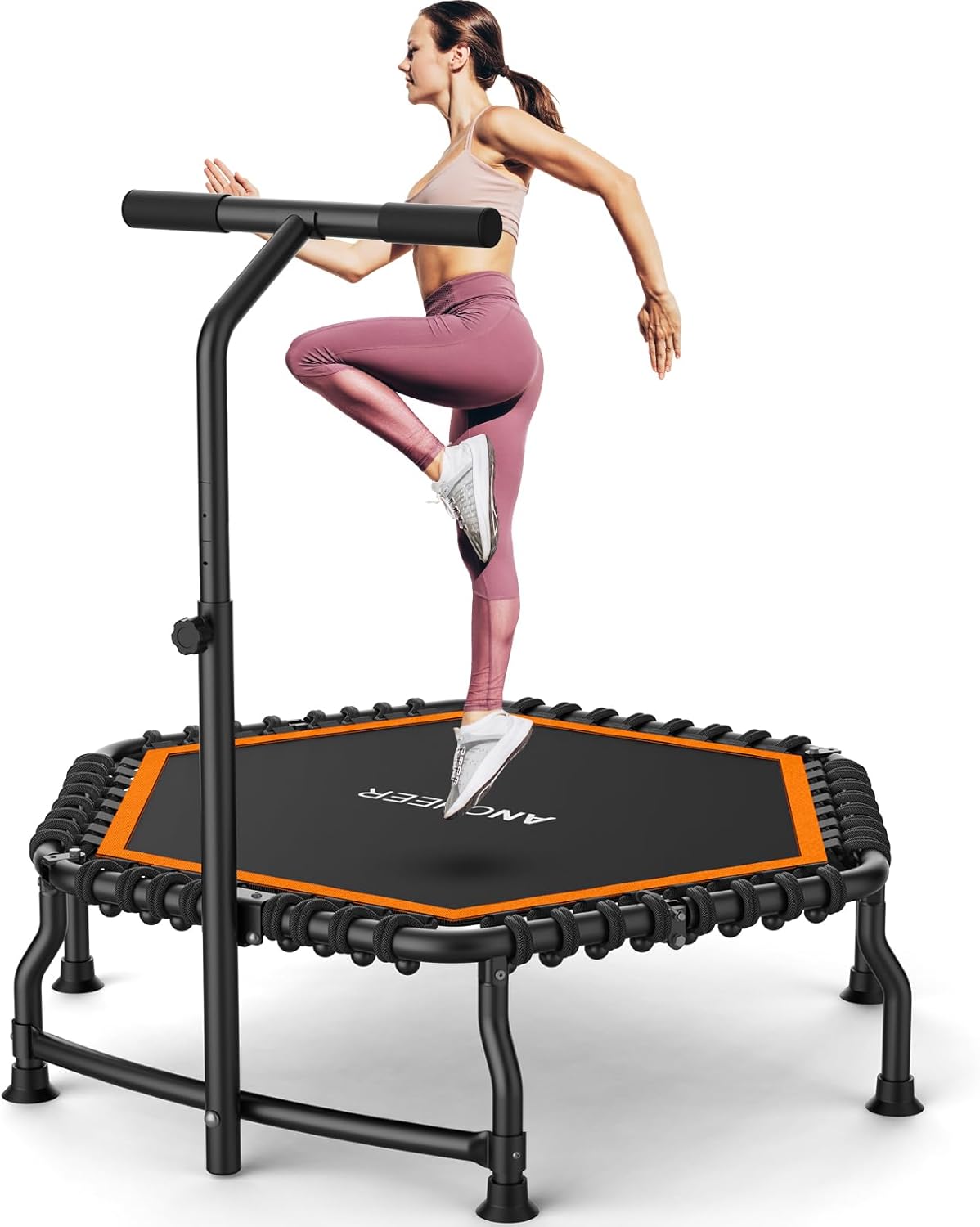 ANCHEER Trampoline for Adults - Indoor Outdoor Mini Fitness Equipment