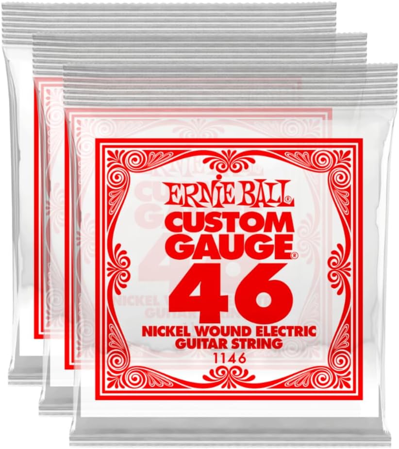 Ernie Ball Nickel Wound .046 Guitar Strings 3-Pack