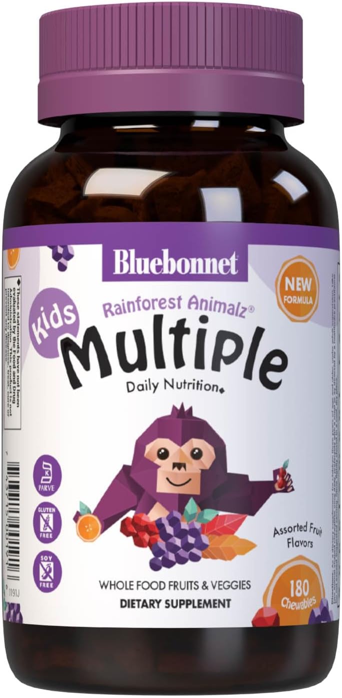 Rainforest Animalz Kids Multivitamin Chewable Tablets for Health