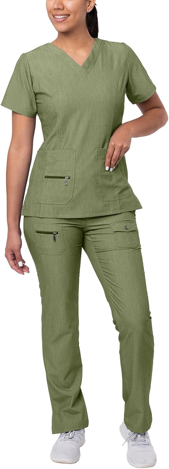 Adar Pro Breakthrough Plus Scrub Set for Women - Stylish Comfort