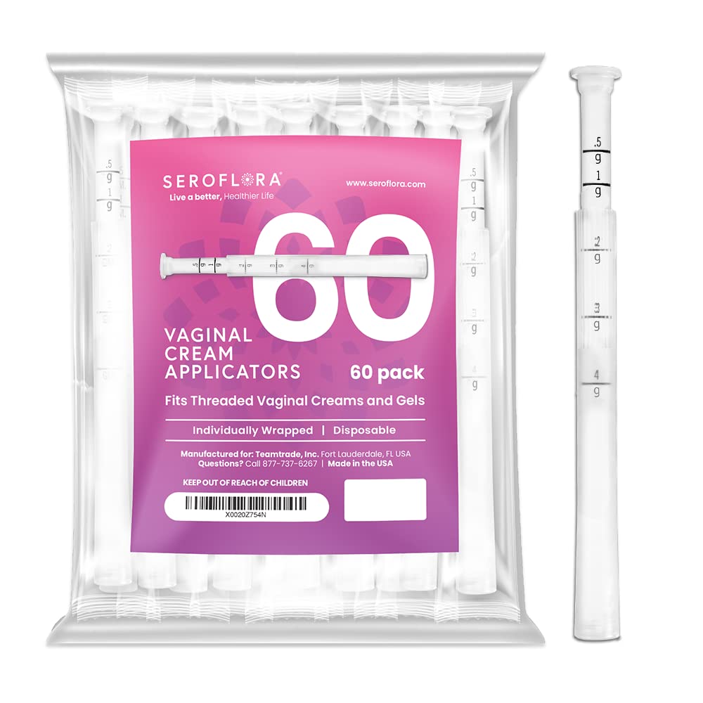 Seroflora Disposable Vaginal Cream Applicators for Comfort