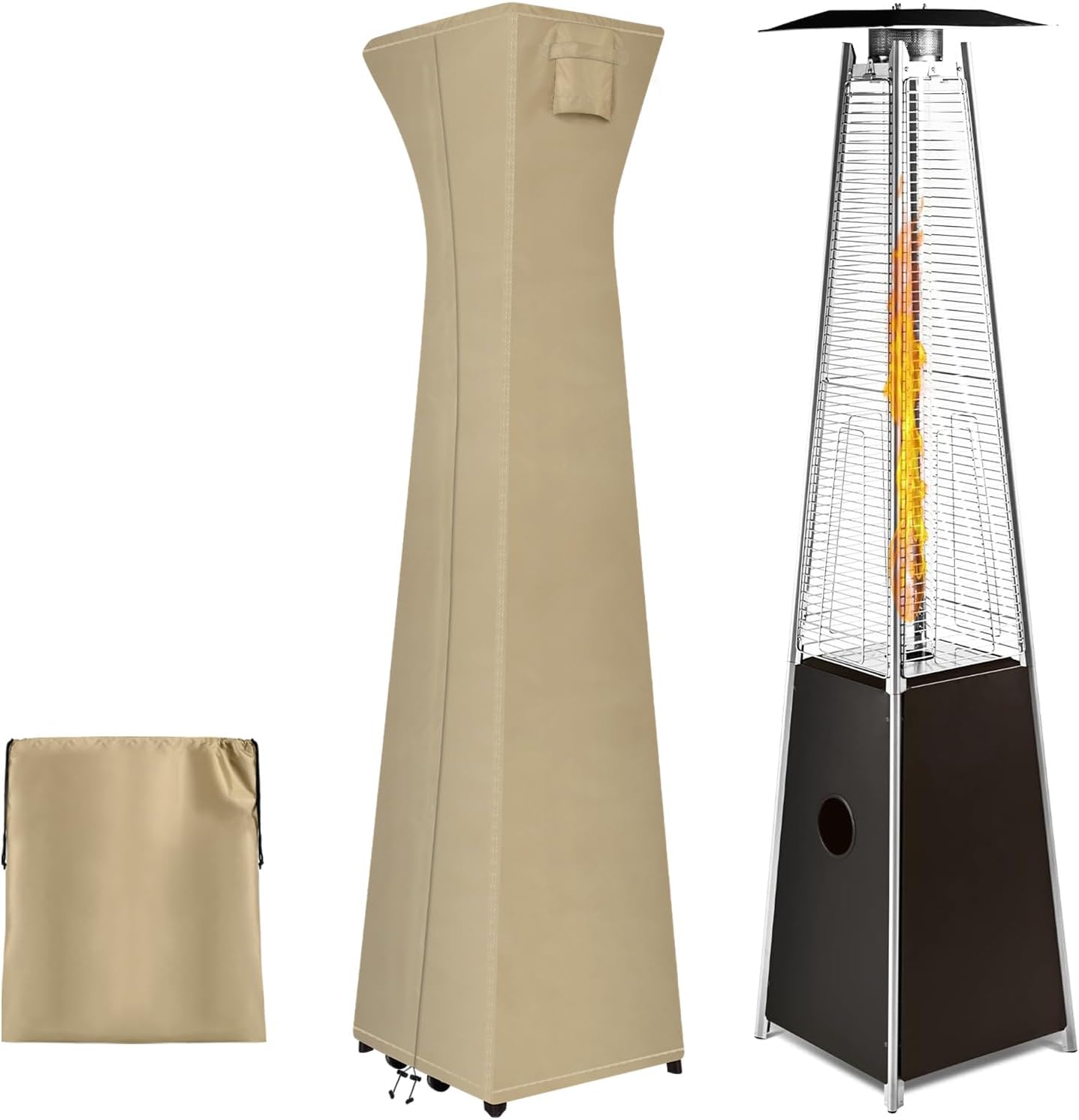 Windproof Waterproof Patio Heater Cover by PureFit