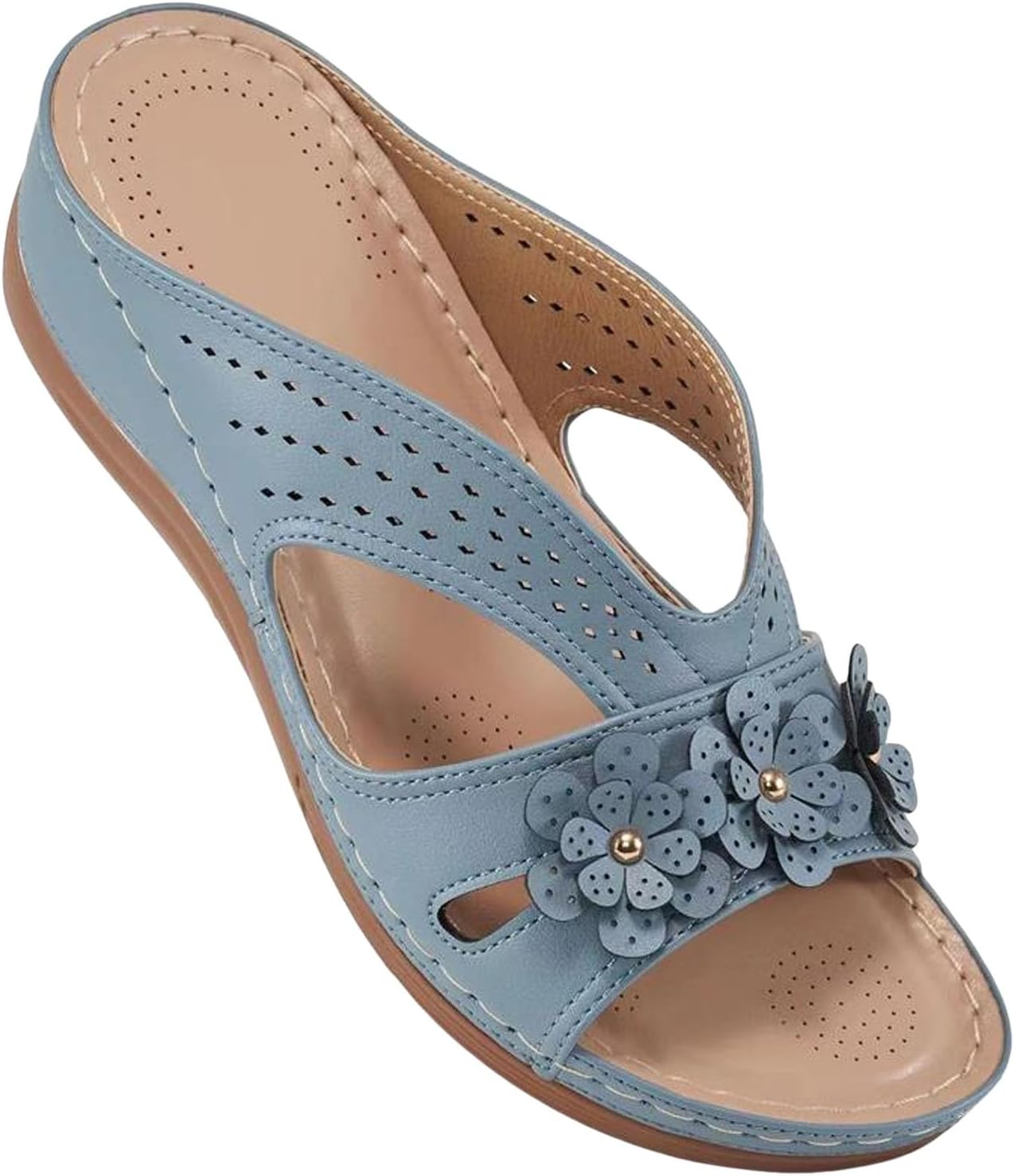 Cathalem Memory Foam Summer Sandals