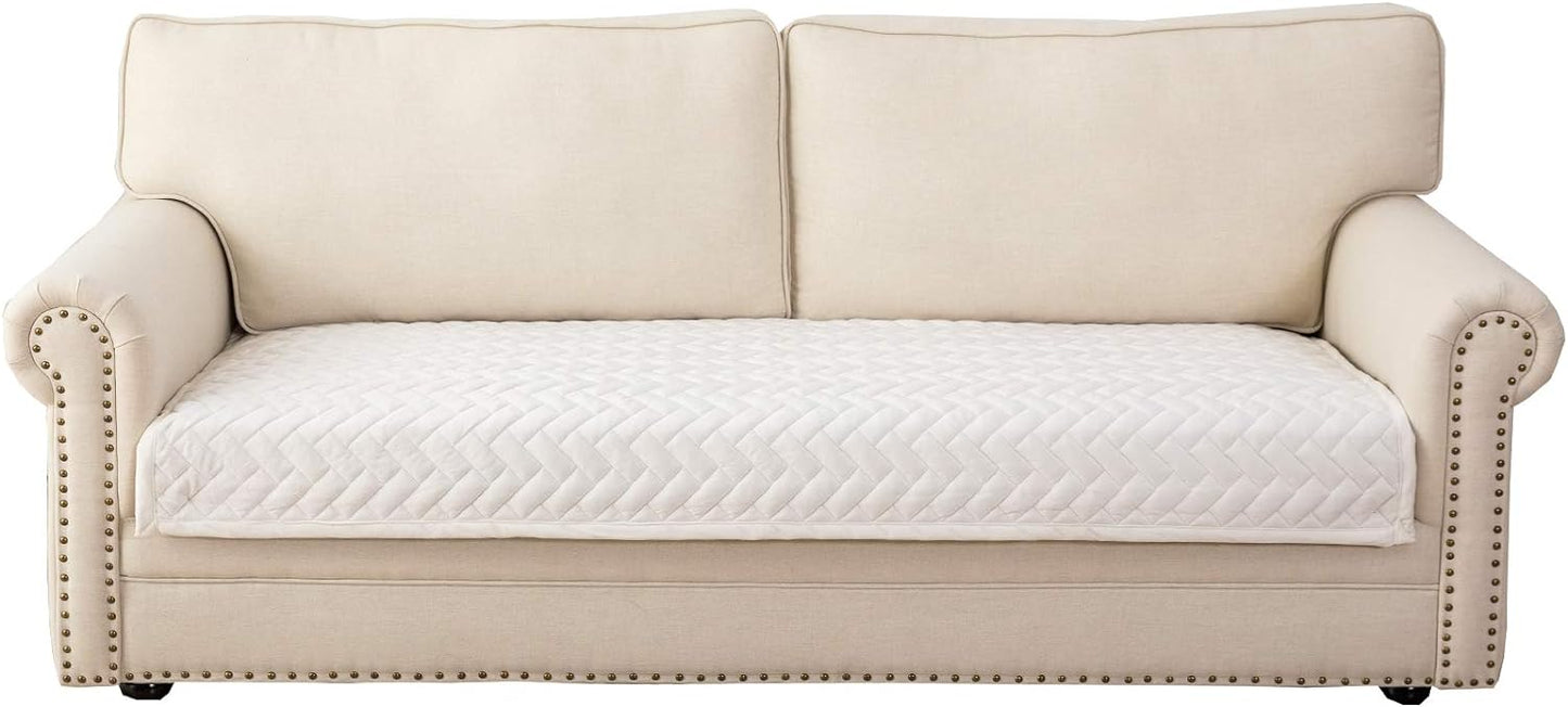 Eismodra Couch Cover for 3 Cushion Sofa - Anti-Slip Design