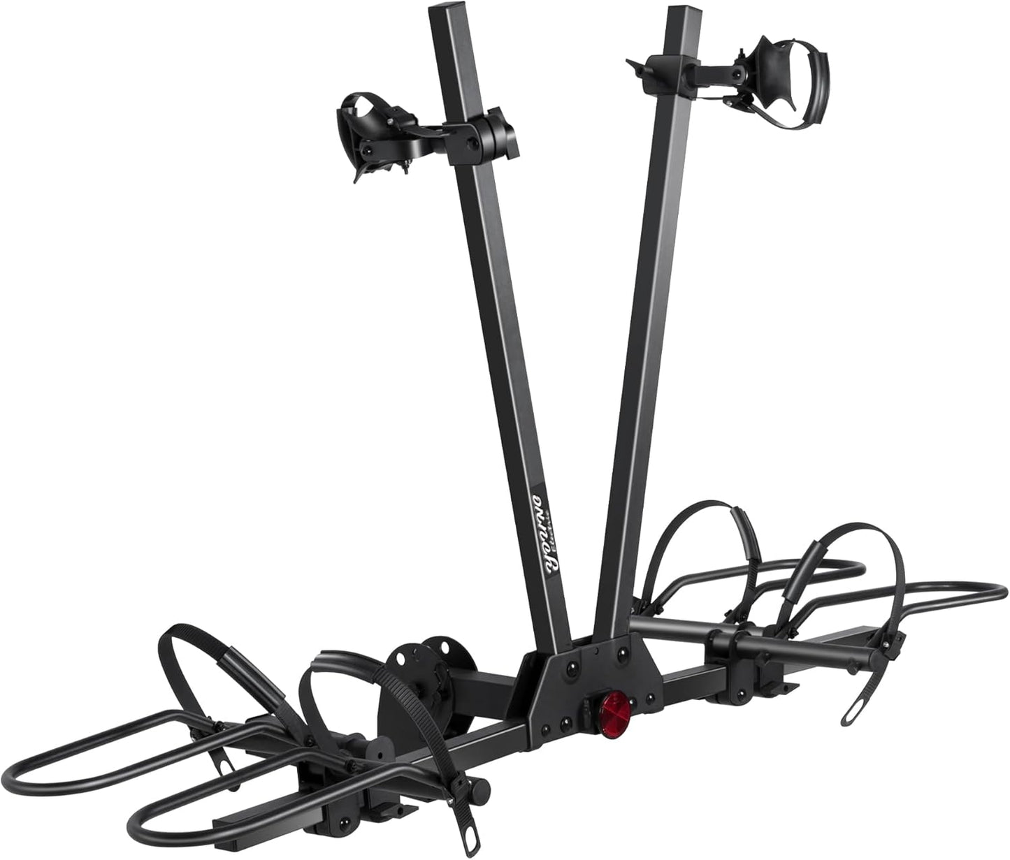 Young Hitch Mounted 2-Bike Rack for Standard and Fat Tire Bikes