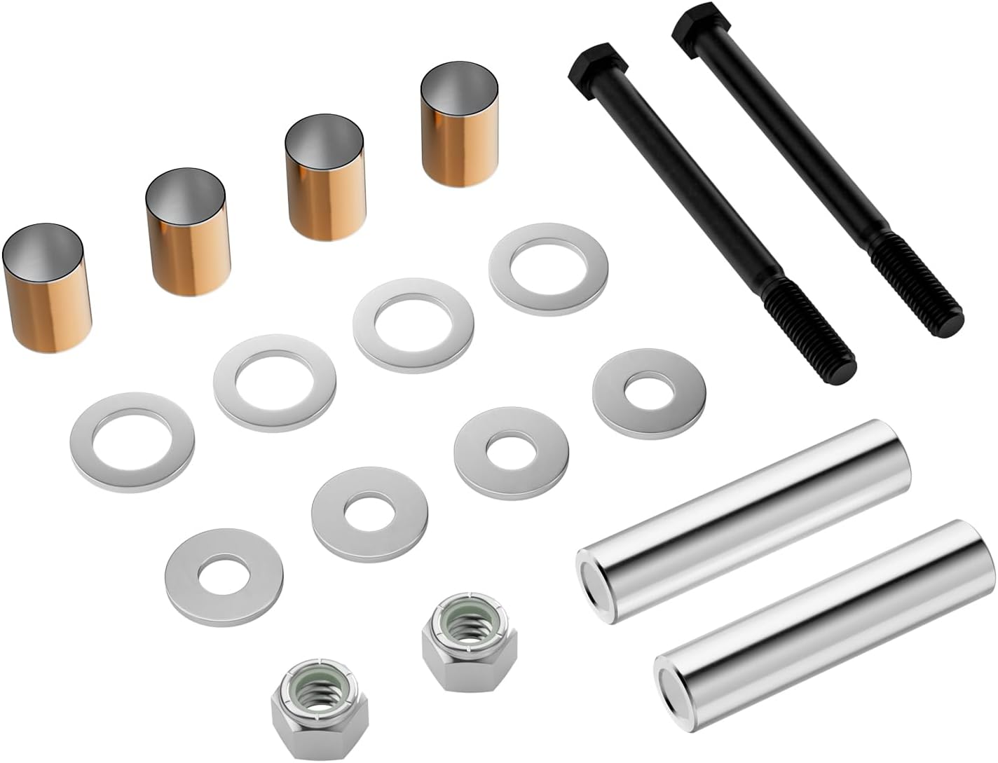 Golf Cart Spindle King Pin Tube Bushing Repair Kit for EZGO