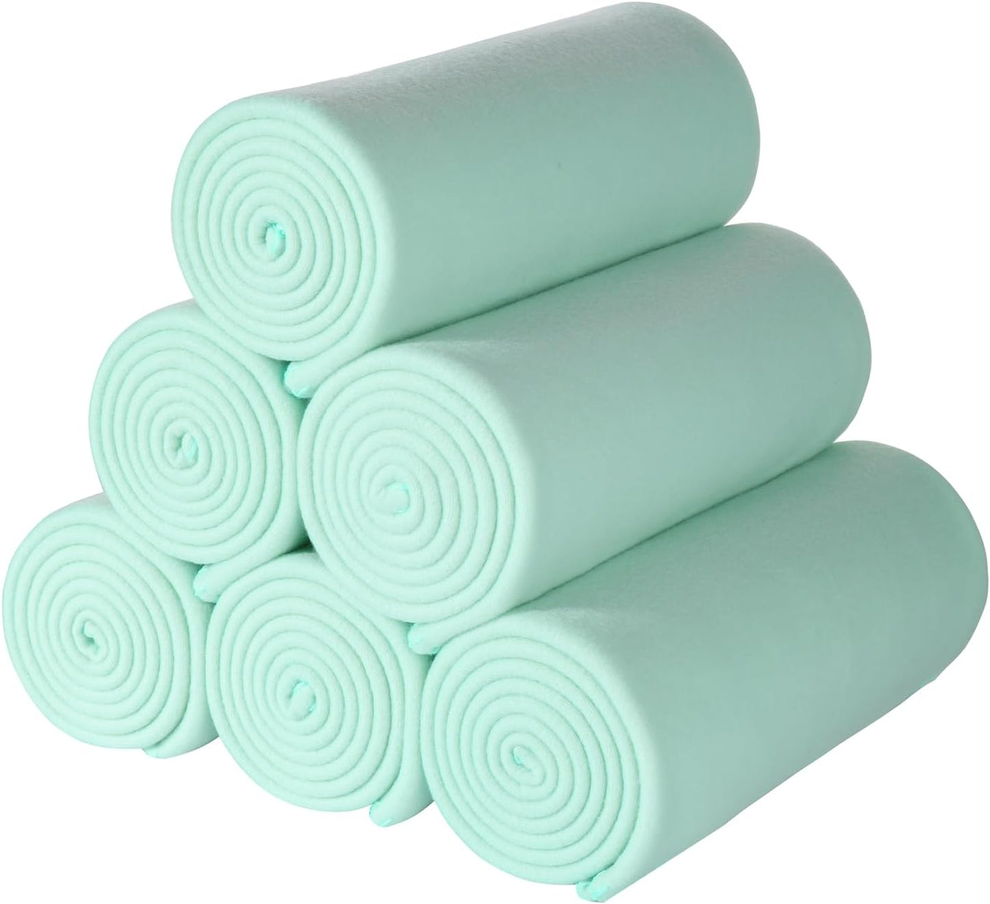 CAI TENG Fleece Throw Blankets - Soft Cozy Warm 6 Pack