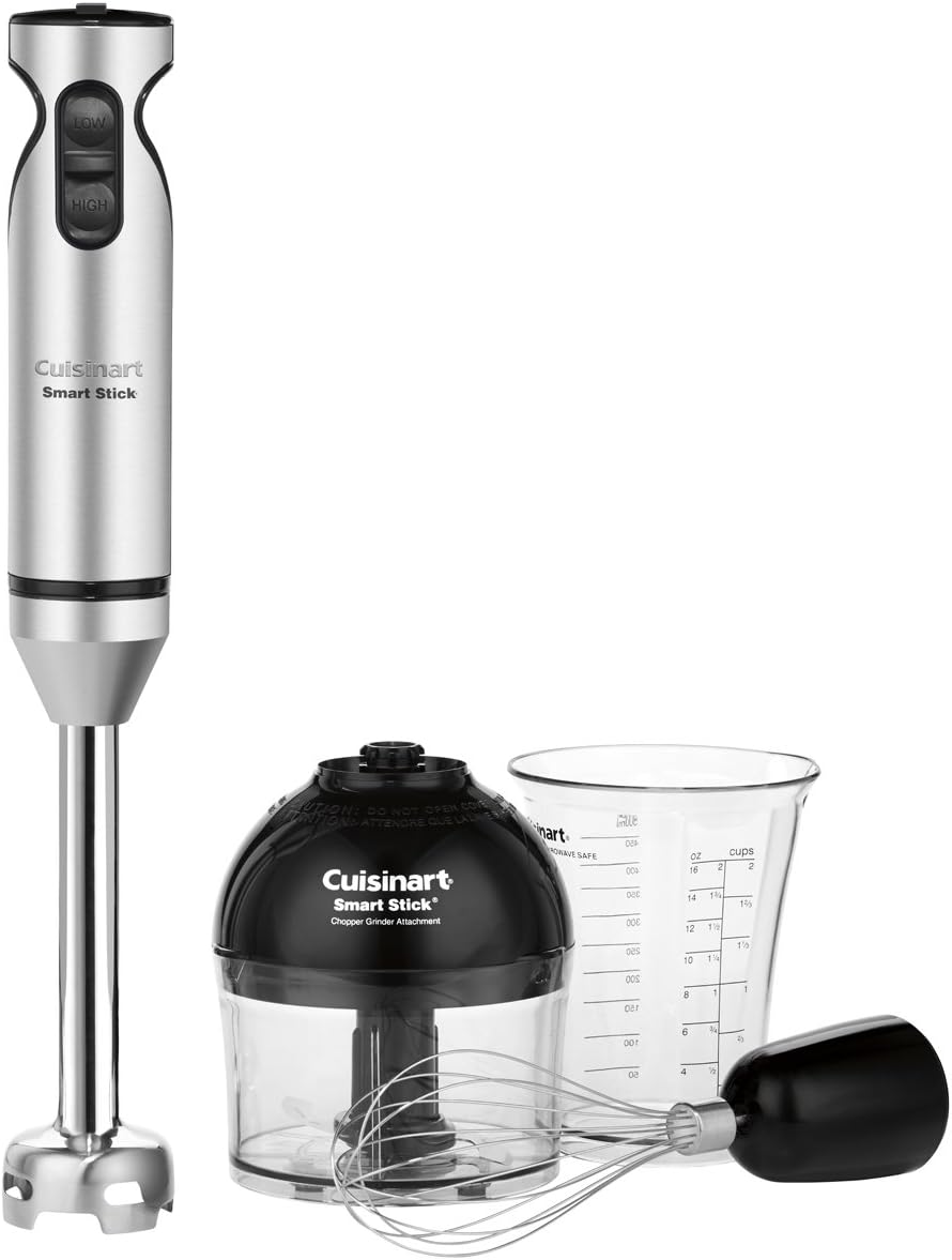 Cuisinart 2-Speed Hand Blender + Chopper: Blend & Chop Effortlessly