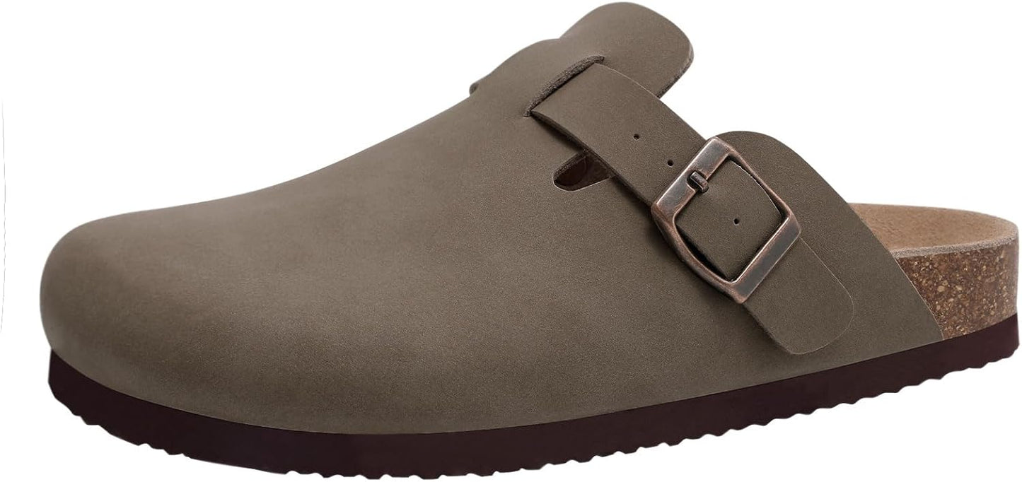 KIDMI Vegan Suede Clogs with Arch Support for All Occasions