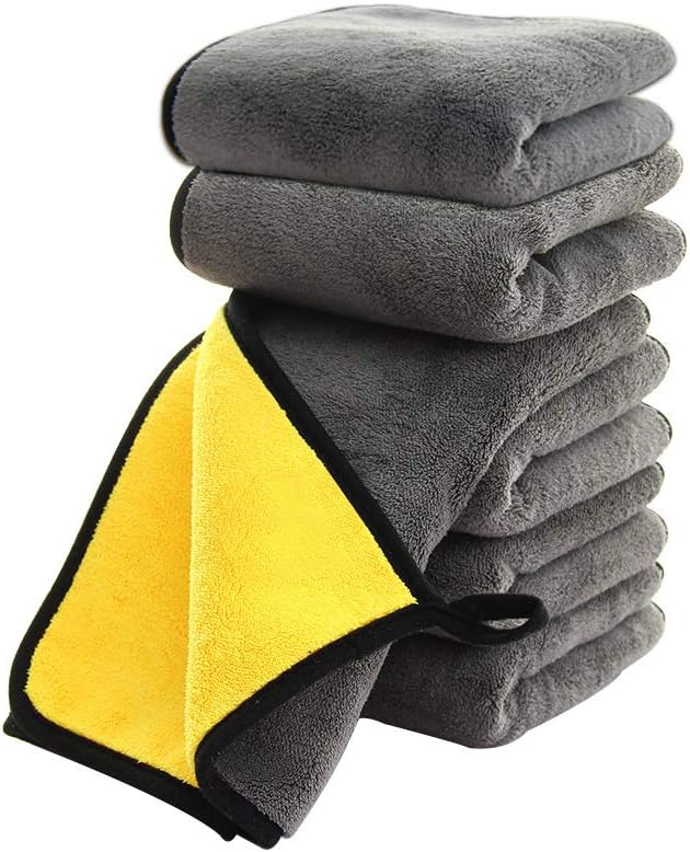 Ultra Plush Car Cleaning Towels - 800GSM (6-pack)