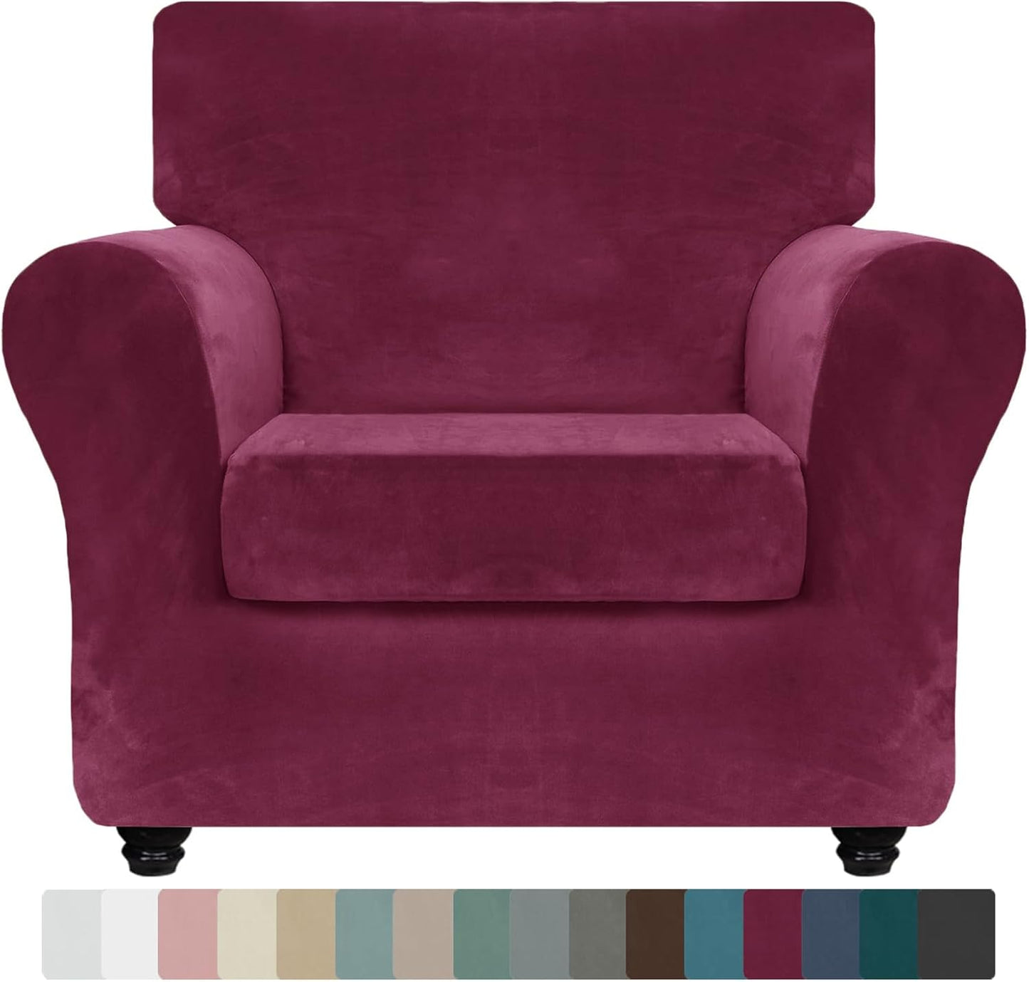 Luxury Velvet Chair Slipcovers for Armchairs - Stylish Protection