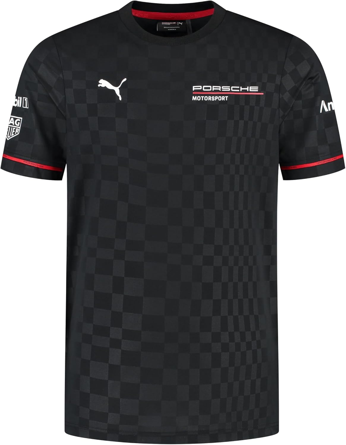 PUMA Porsche Motorsport Men's Team T-shirt with Red Piping