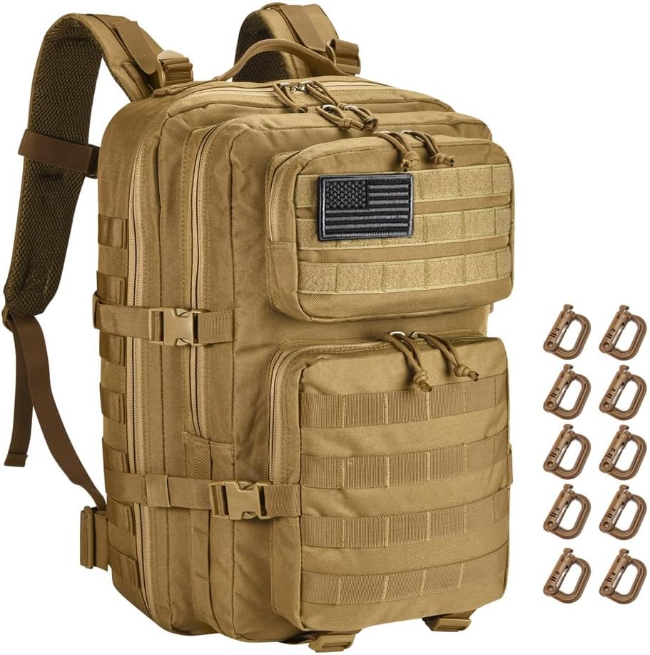 Military Tactical Backpack 45L for Hiking and Outdoor Adventures