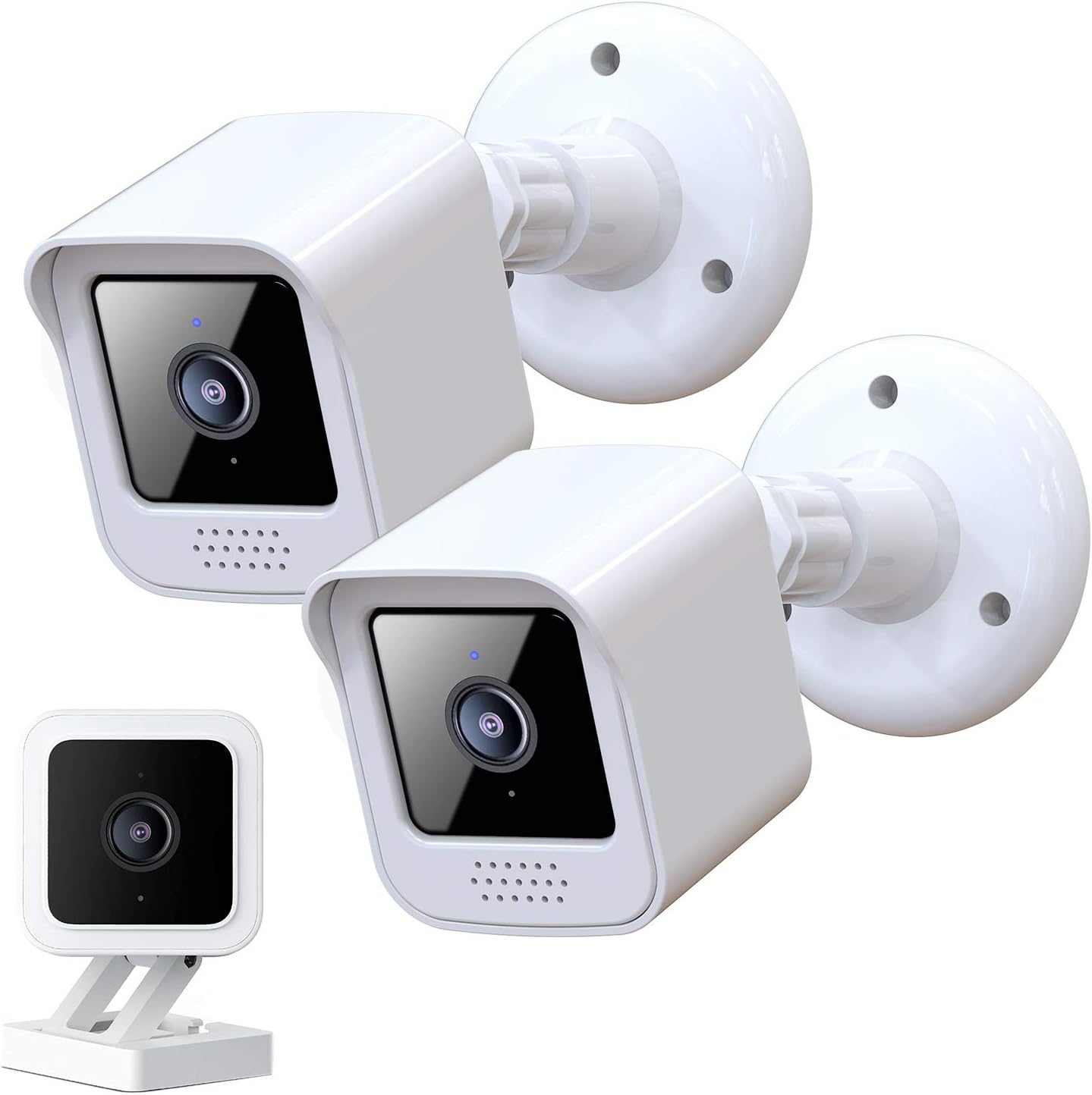 Dual Pack Wyze V3 Wall Mounts: Weatherproof & Adjustable