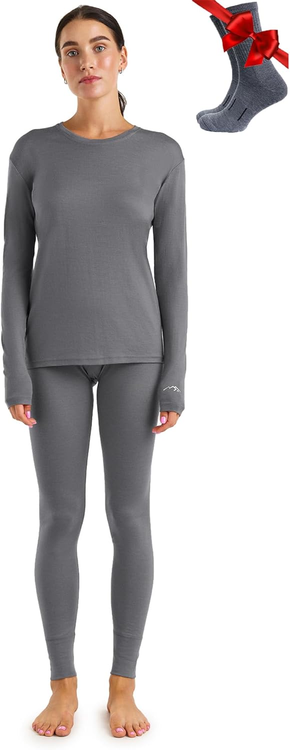 Merino Wool Women Set - Heavyweight, Lite, Midweight Sleepwear