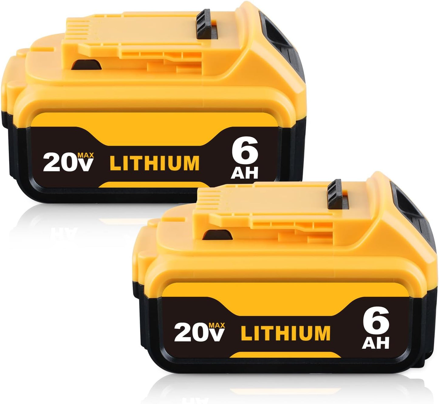 6.0Ah Li-ion Battery Replacement for Dewalt 20V Max Tools