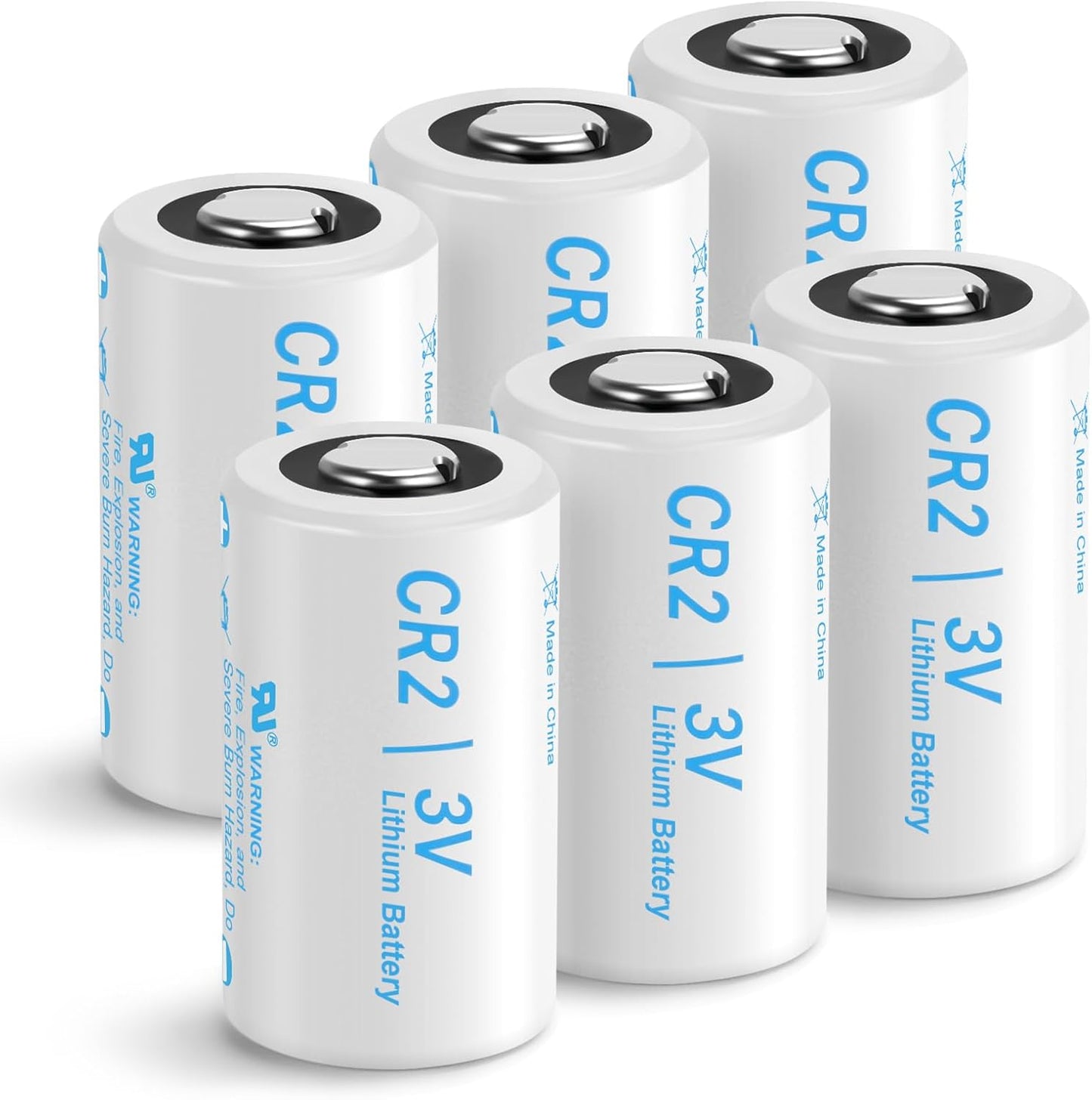 Long Lasting Power for Golf & More - 6 Pack CR2 3V Lithium Battery