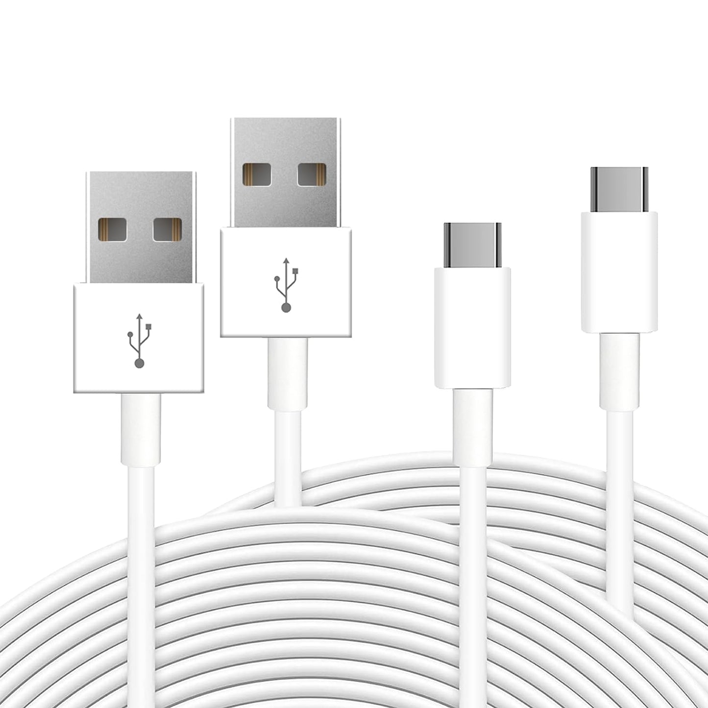 ANLINK 2 Pack 10ft USB C Cables - Power & Data Sync for Devices