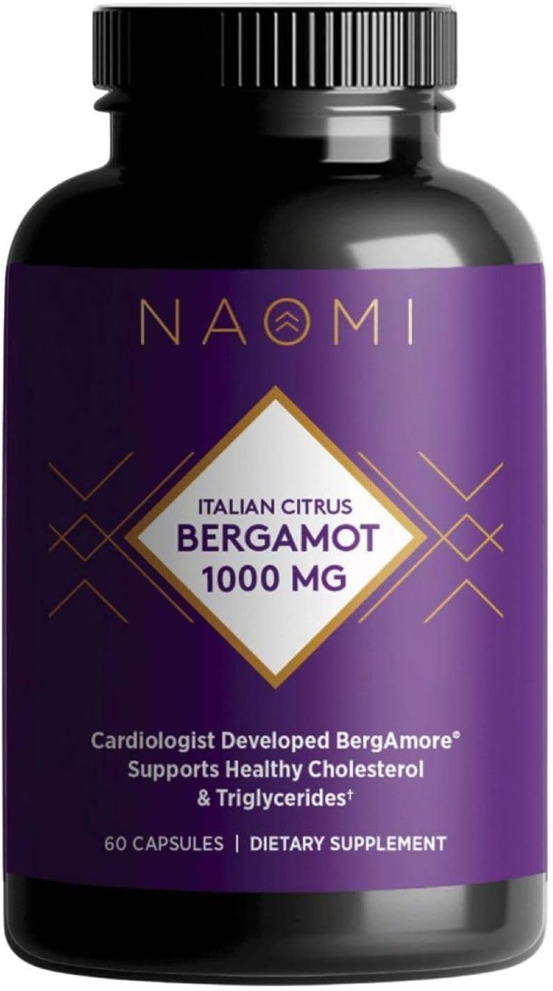 NAOMI Italian Citrus Bergamot 1000mg for Heart Health Support
