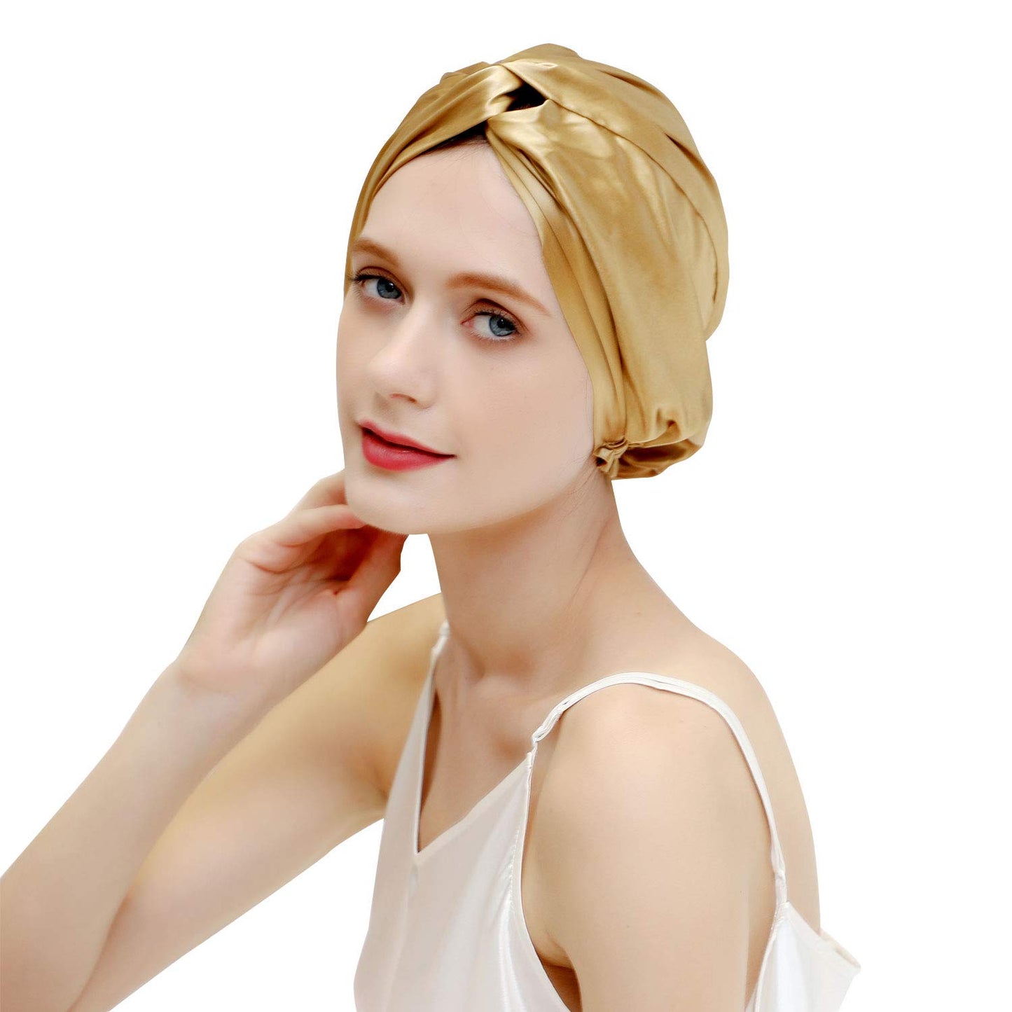 ZIMASILK 22 Momme 100% Mulberry Silk Bonnet for Hair Care