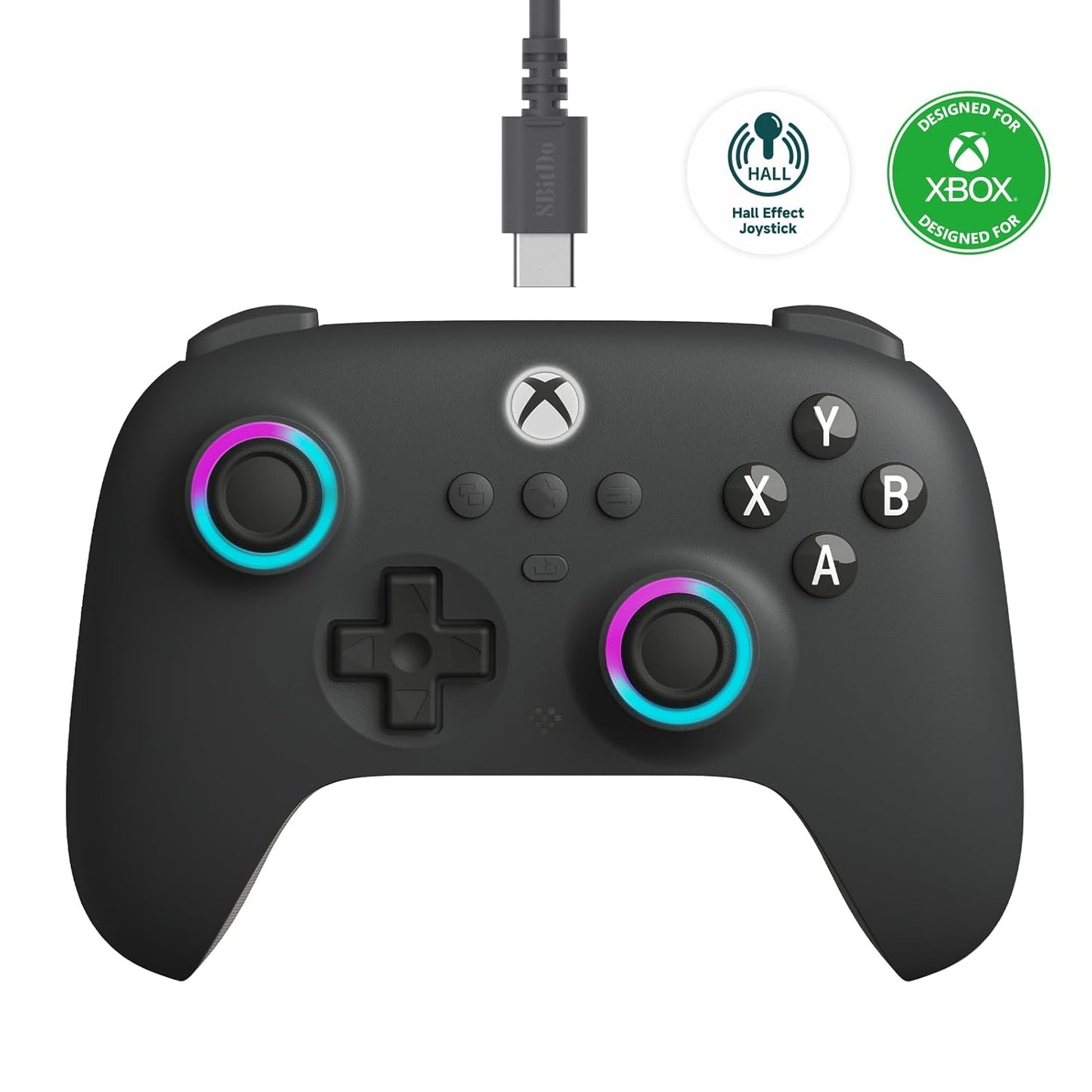 8Bitdo Ultimate C Wired Controller with RGB Lighting for Xbox