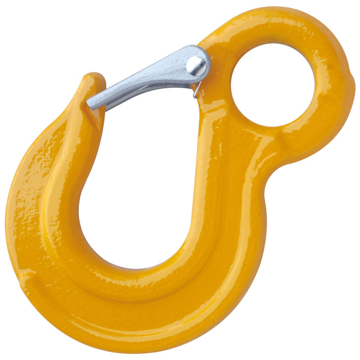 3/8 Inch Grade 80 Eye Sling Hook with Safety Latch for Heavy Loads