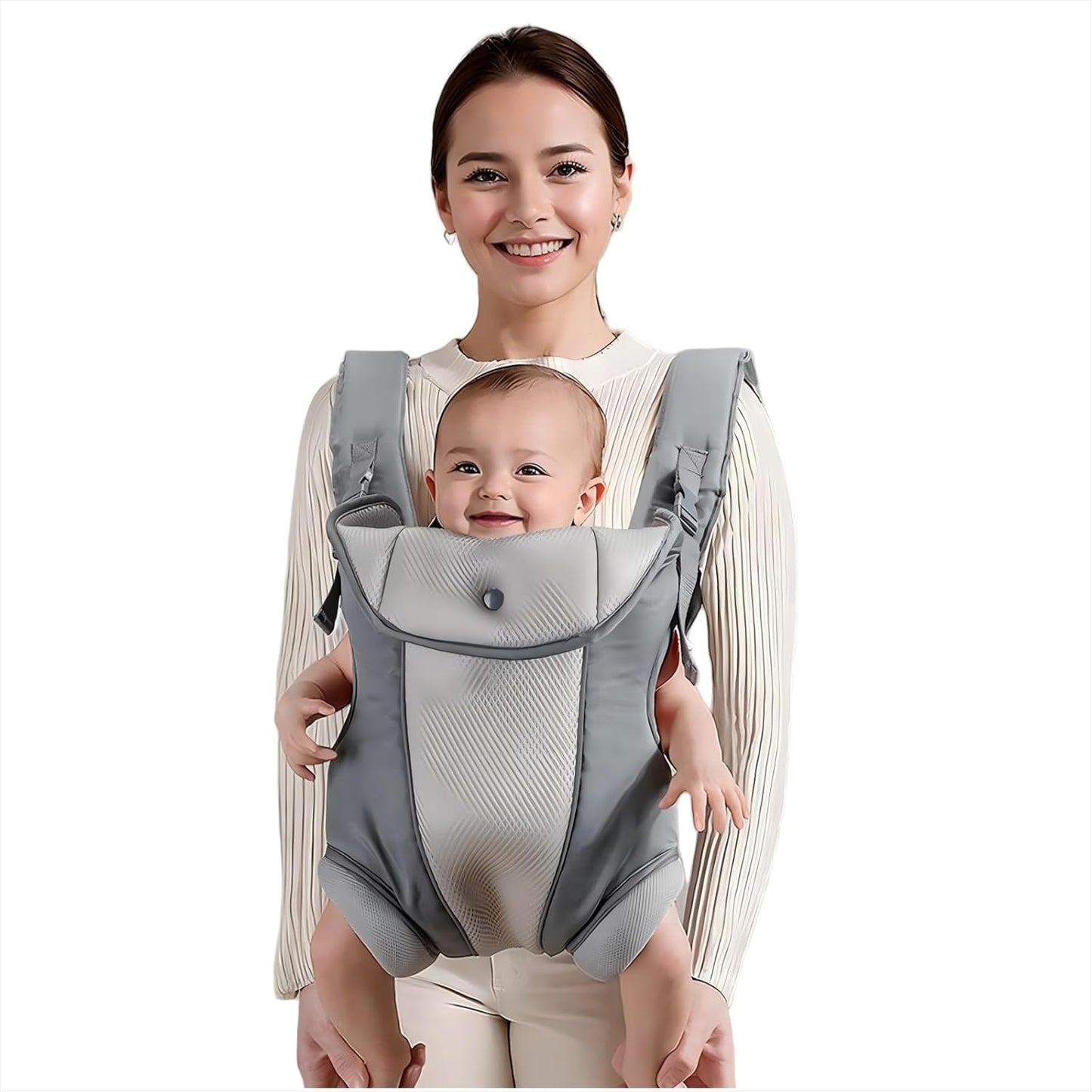 Ergonomic Baby Carrier for Newborn to Toddler, 4-in-1 Design