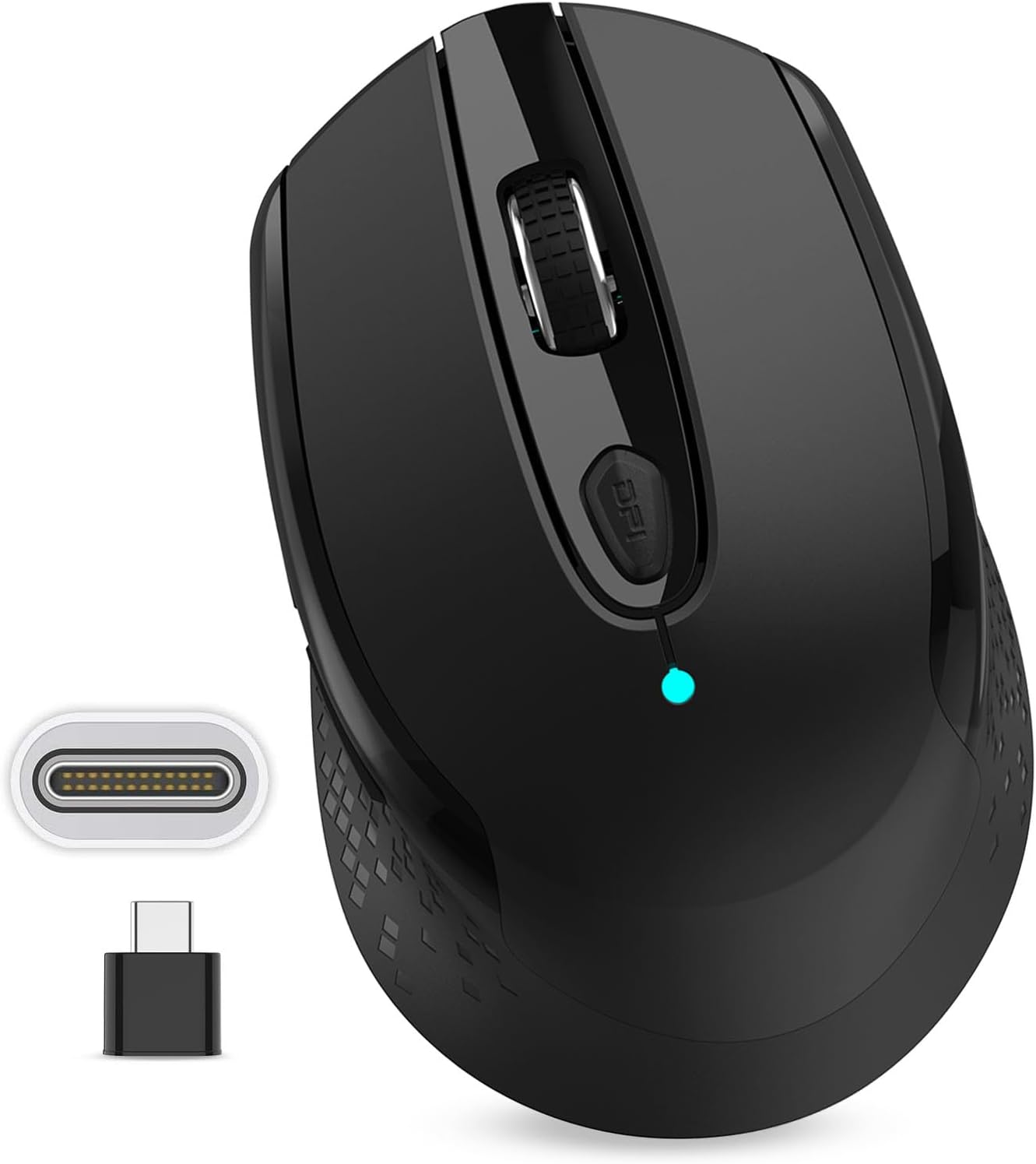 Silent Type C Wireless Mouse for Mac, 3 DPI Levels