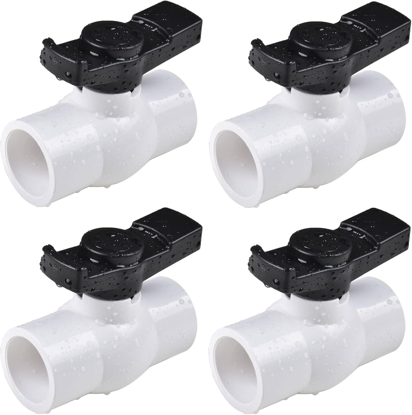 2in PVC Ball Valve with Easy-Turn Handle for Water Projects