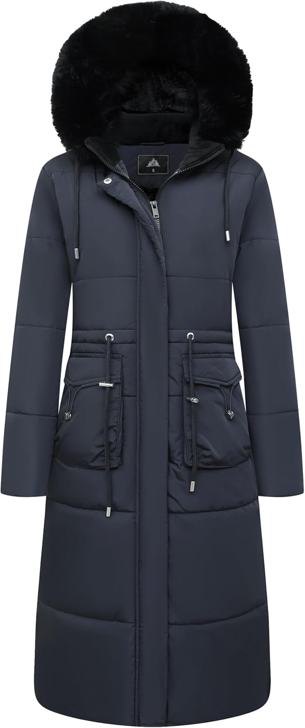 MOERDENG Women's Long Winter Puffer Coat for Ultimate Warmth