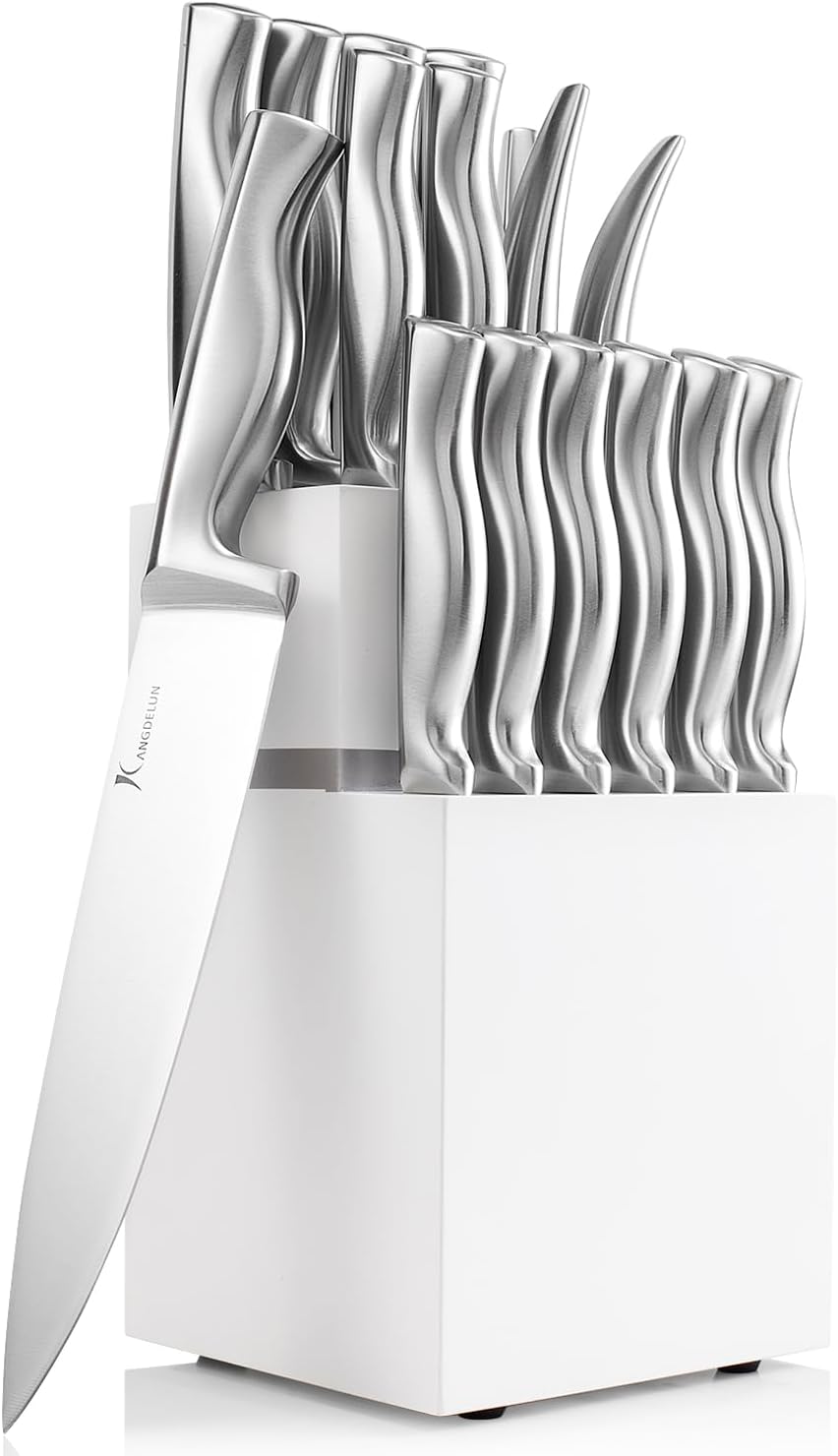 15-Piece Ultra Sharp Kitchen Knife Set with Wooden Block Review