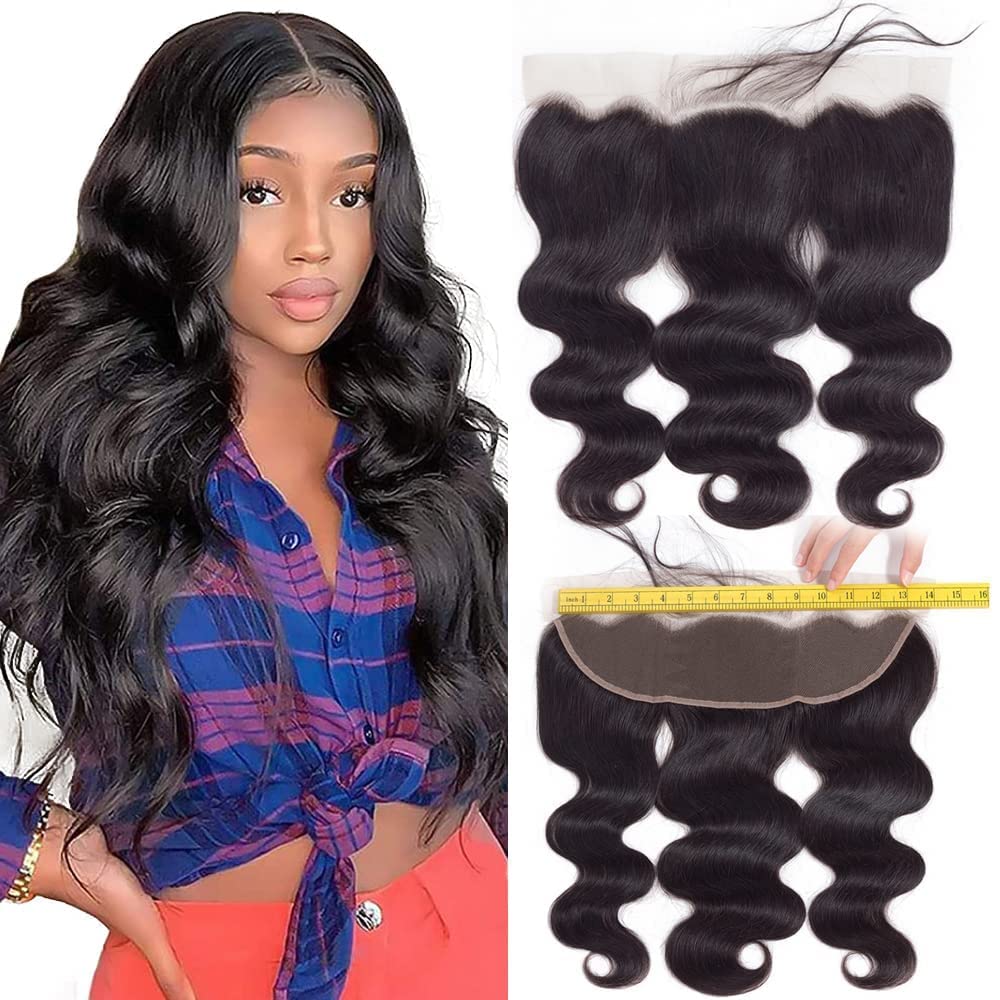 QTHAIR 16A Transparent HD Brazilian Body Wave Lace Frontal