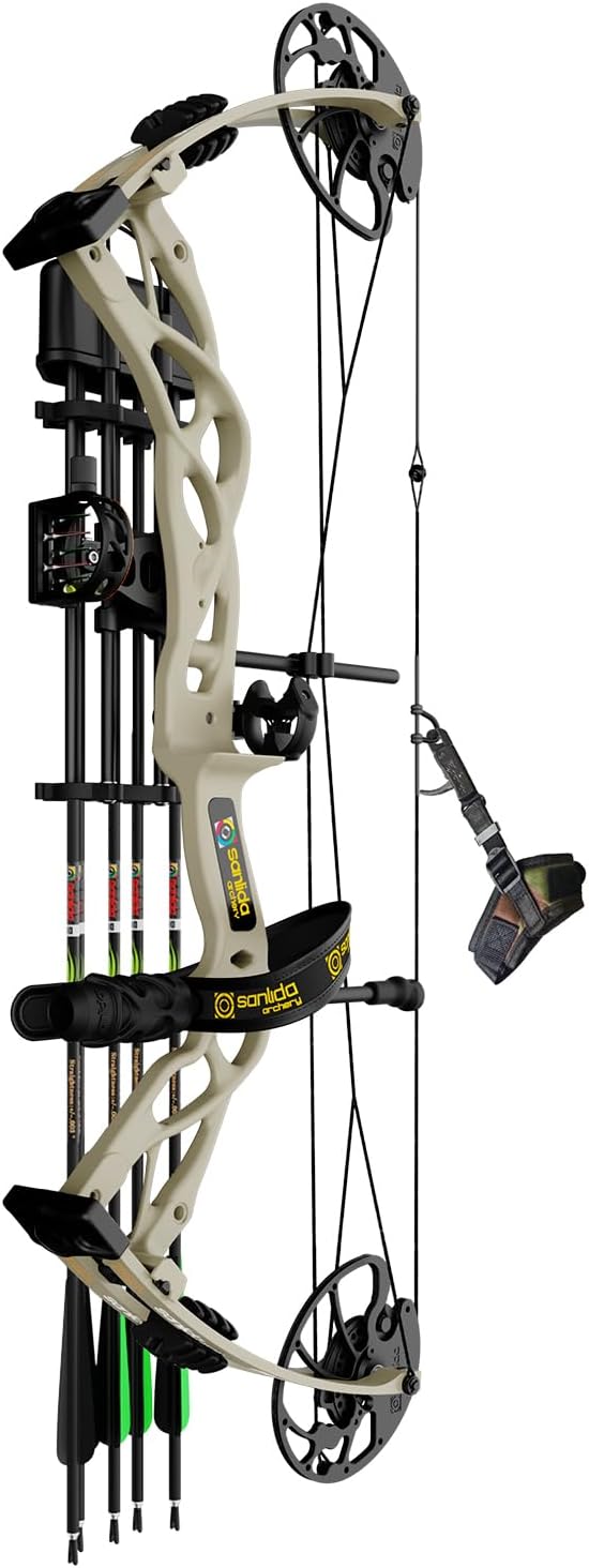 Sanlida Dragon X9 Compound Bow Package for Adults - Ready to Hunt