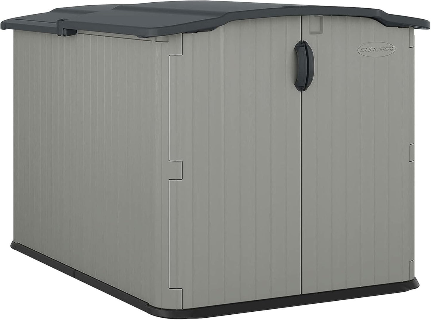 Suncast 138 Cu Ft Horizontal Outdoor Storage Shed for All Needs