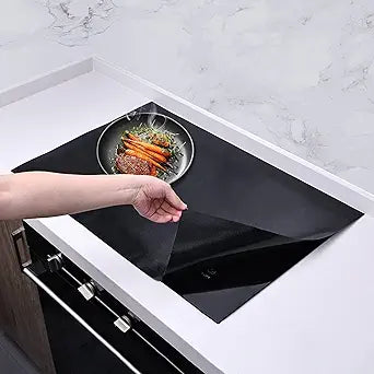 KitchenRaku Induction Cooktop Protector Mat for Electric Stoves
