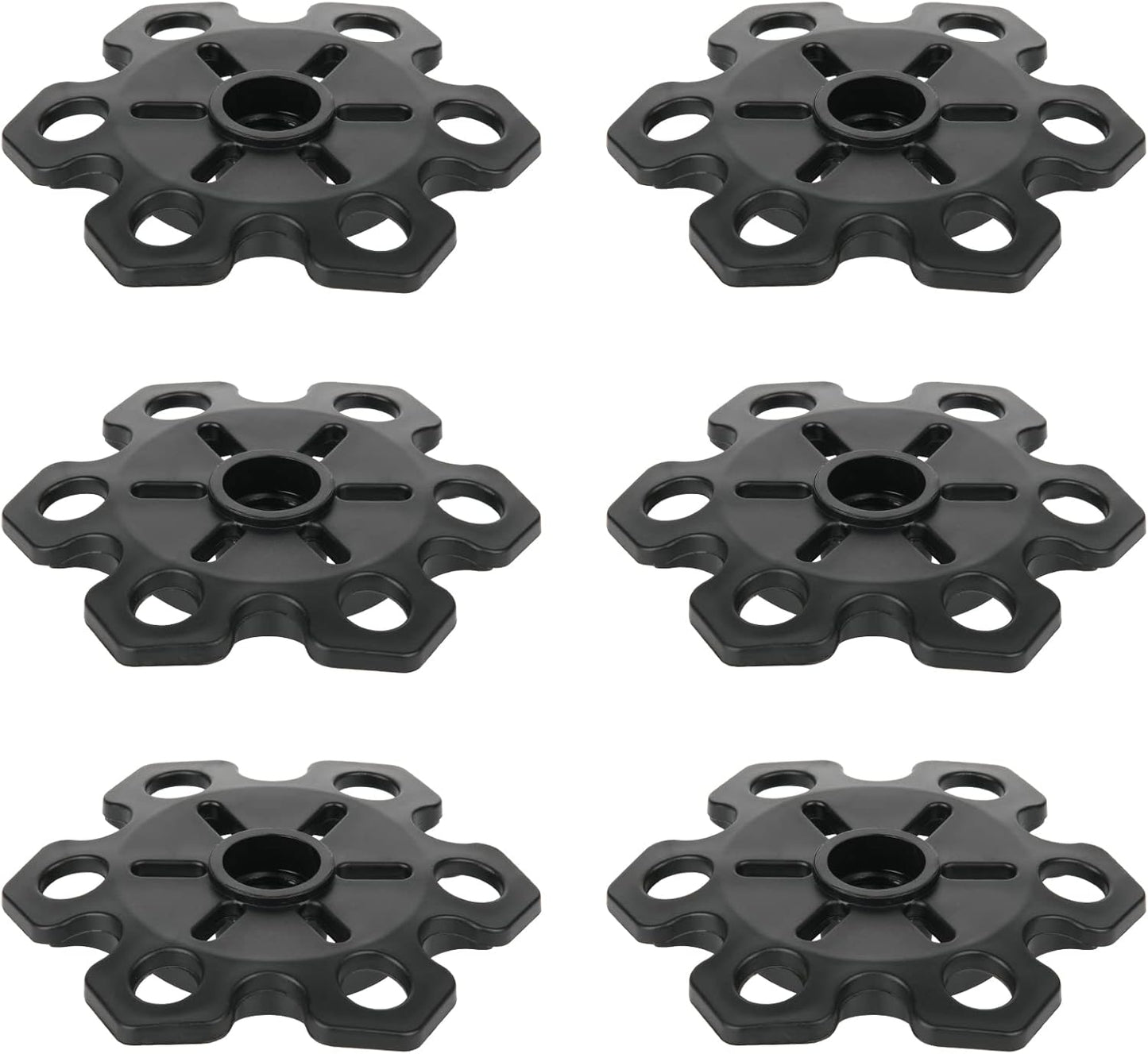 6 Pcs Trekking Pole Replacement Tips - Cosmos Mud & Snow Baskets
