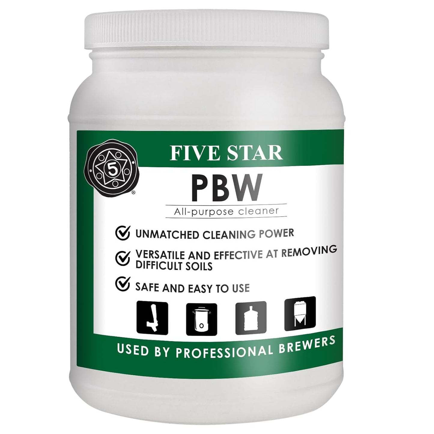 Five Star P.B.W. Cleanser - Powerful 4 Pound Organic Cleaner