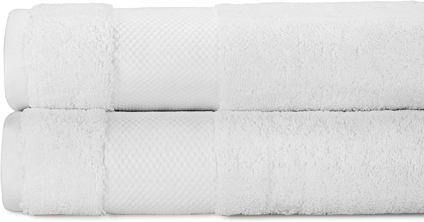 Organic Cotton Bath Towels 700 GSM - Soft & Absorbent Set of 2