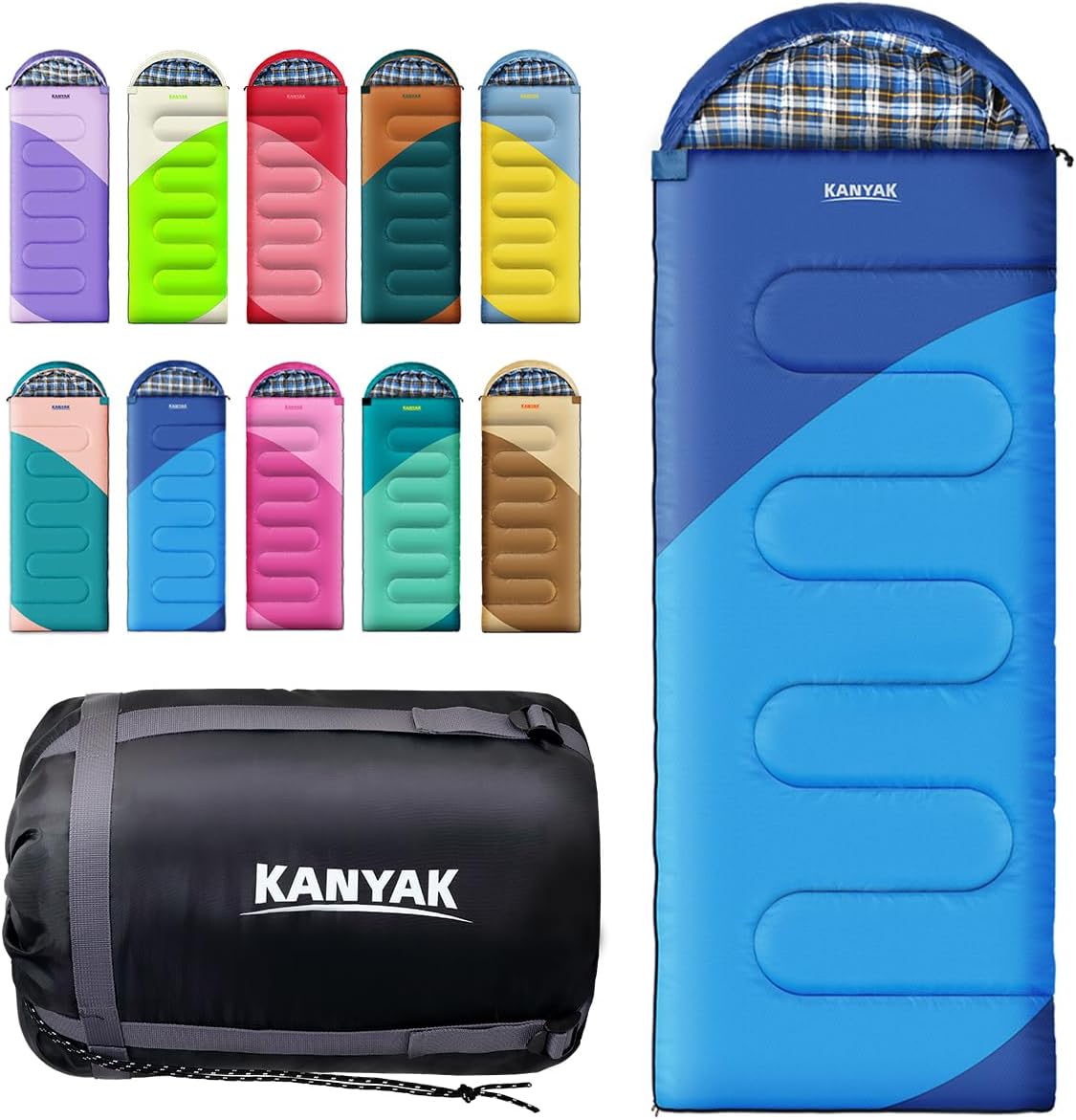 Camping Sleeping Bag for Cold Weather - Perfect for All Ages
