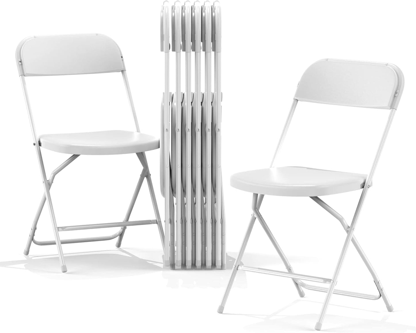 Ultra-Strong Foldable Chairs: 650LB Capacity, 8 Pack