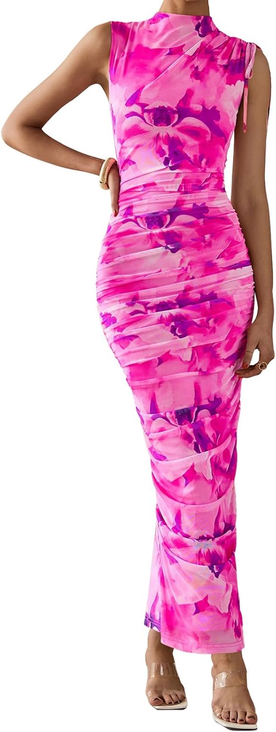 PRETTYGARDEN Women's Summer Maxi Floral Dresses for Any Occasion