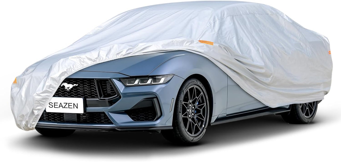Heavy Duty Waterproof Car Cover for Coupe Universal Fit