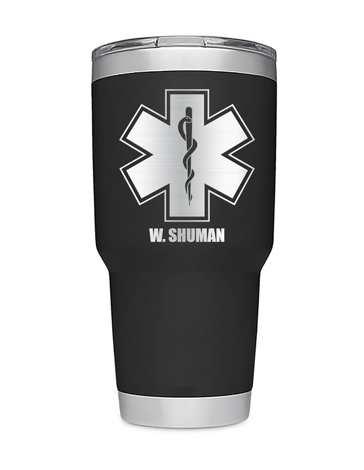 Personalized EMT Paramedic Gift Laser Engraved Tumblers and Bottles