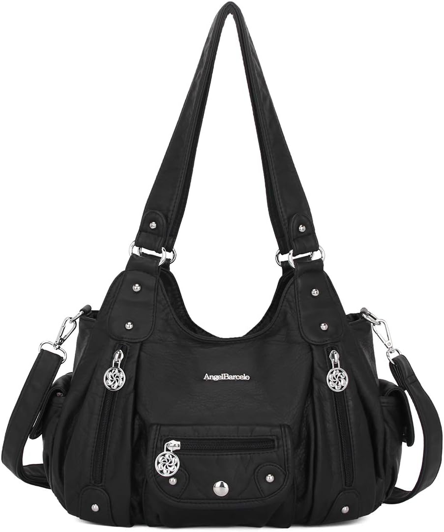 Angel Barcelo Purses for Women: Stylish Soft PU Leather Bags