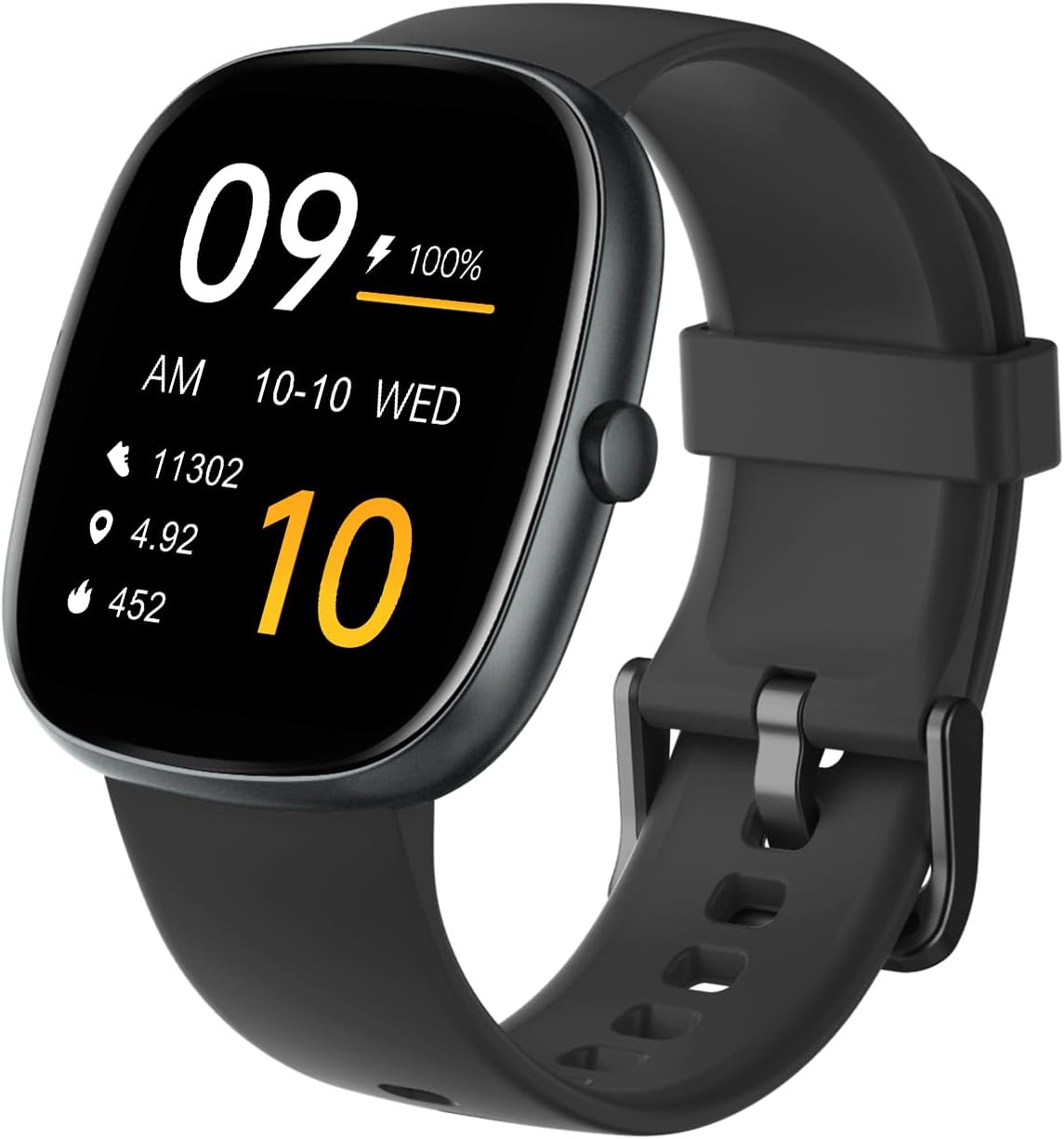 HUAKUA Smart Watch: Answer Calls, Fitness Tracker, IP68 Waterproof